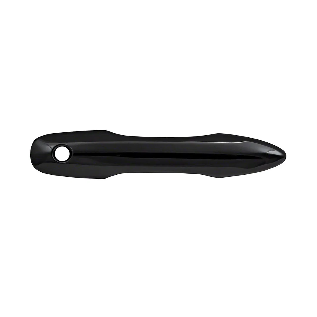 CCIDH68584BBK – COAST2COAST Exterior Door Handle Cover, Gloss Black ABS Plastic Lever Only With Driver Side Keyhole/ ...